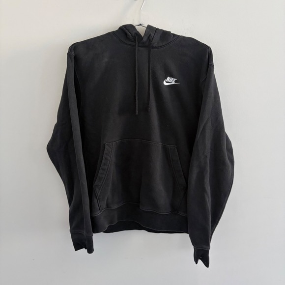 Nike Other - Nike Mens Sportswear Club Fleece Pullover Hoodie Black Small